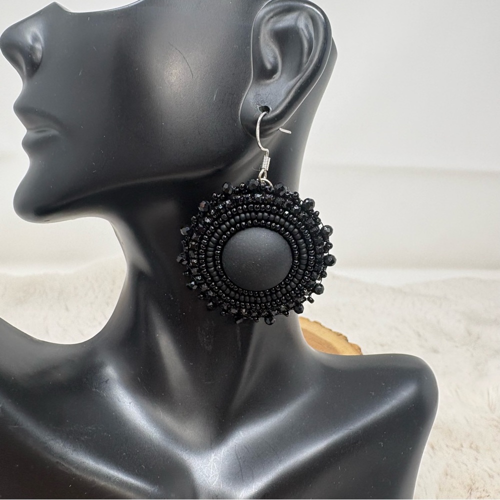 Beaded Earrings Native Style - Picture 4 of 6